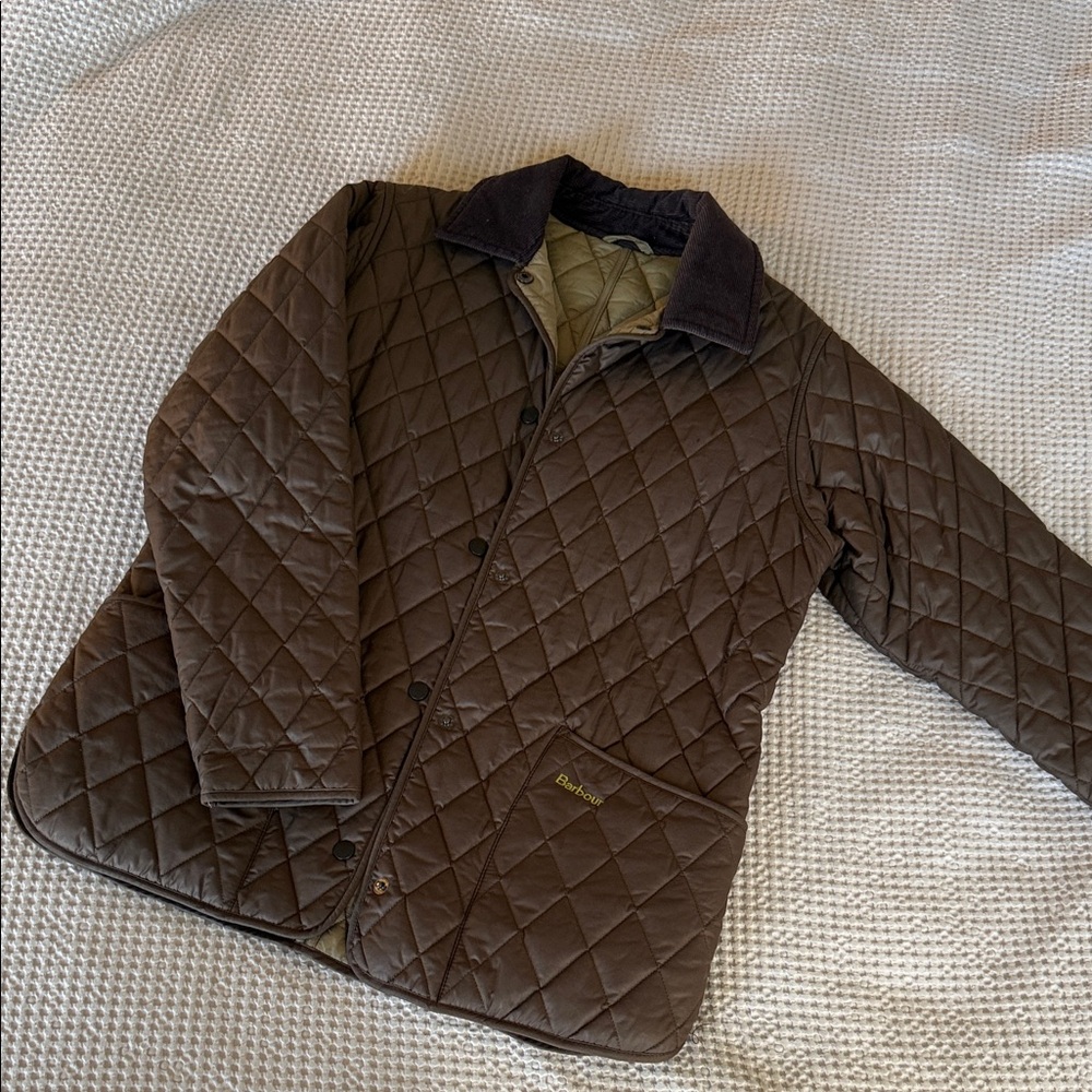 Barbour Quilted Jacket in Brown